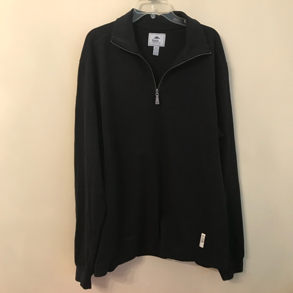 Roots 73 Black Cotton Sweatshirt